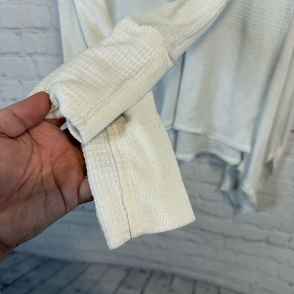 Free People Pacific Thermal Top White size medium - Picture 3 of 9